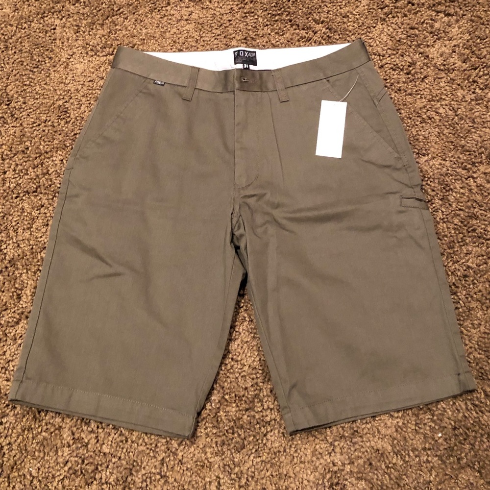 Mens Fox Racing Shorts Brown 31 x 22